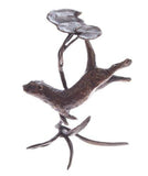 Butler & Peach Detailed Small Solid Bronze Otter - Willow and Avon