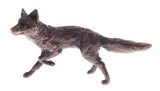 Butler & Peach Detailed Small Solid Bronze Fox Boxed - Willow and Avon