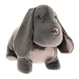 Hestia Dark Grey Dog Door Stop with Diamante Collar