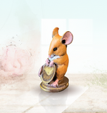Richard Cooper Studio Cold Cast Bronze Mouse Penny for your Thoughts by Michael Simpson 269BR