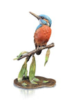 Hot Cast Solid Bronze Keith Sherwin Kingfisher with Willow 1245