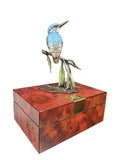 Hot Cast Solid Bronze Keith Sherwin Kingfisher with Willow 1245