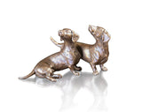 Dachshund Pair - Bronze Sculpture (1096)