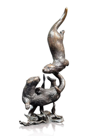 Otter Pair Playing (1214)