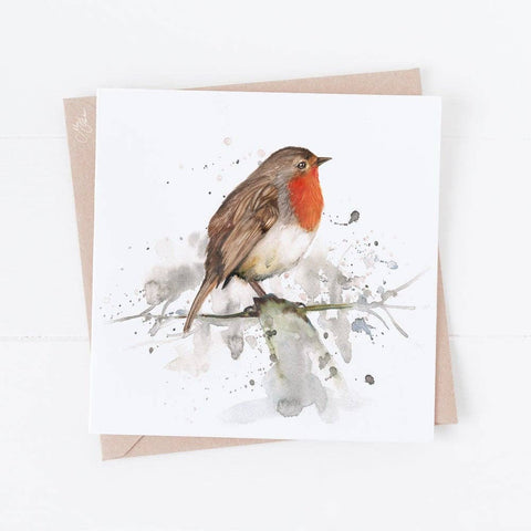 Robin British Birds, Holiday & Christmas Greeting Card