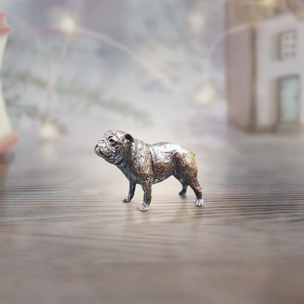 Butler & Peach Miniature Bronze English Bull Dog (2086)