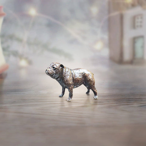 Butler & Peach Miniature Bronze English Bull Dog (2086)