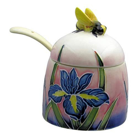 Old Tupton Ware Honey Pot Iris Design TW1363
