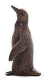 Butler & Peach Detailed Small Solid Bronze Penguin - Willow and Avon
