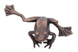 Butler & Peach Detailed Small Solid Bronze Frog - Willow and Avon