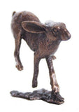 Butler & Peach Detailed Small Solid Bronze Running Hare - Willow and Avon