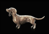 Butler & Peach Detailed Small Solid Bronze Dog Dachshund Boxed Gift - Willow and Avon
