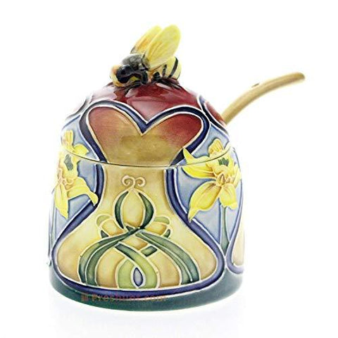 Old Tupton Ware - Daffodil Design - Honey Pot and Spoon TW6549